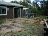 New patio area - east side