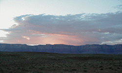 Sunset over the Vermillion Cliffs